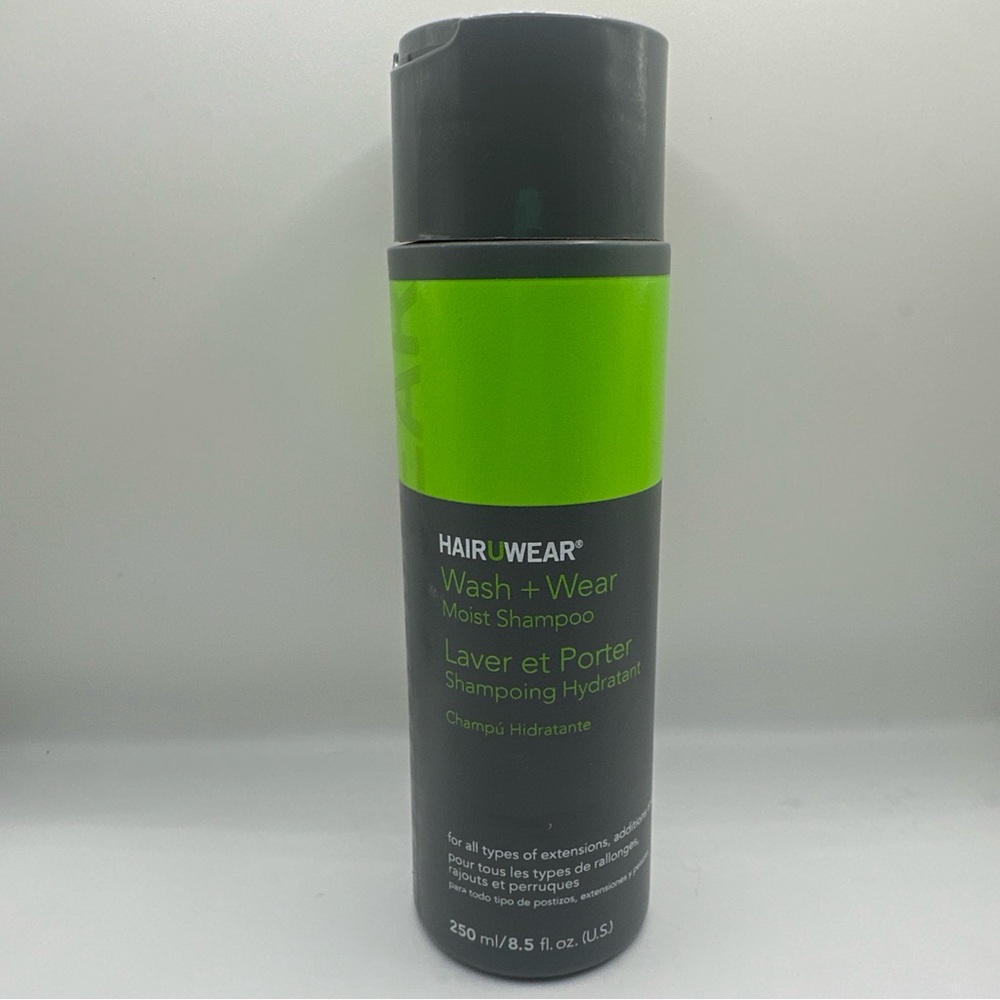 HAIR U WEAR Wash + Wear Moist Shampoo - Wig and Extension shampoo